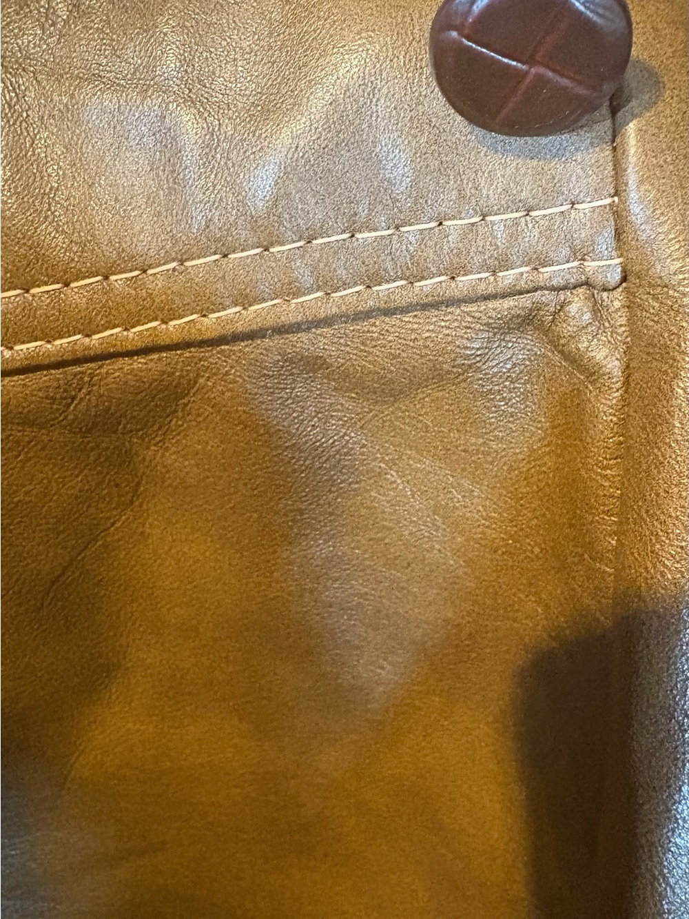 Vintage Brown Leather Field Jacket - Picture 11 of 16